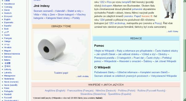 Wikipedia en Checo